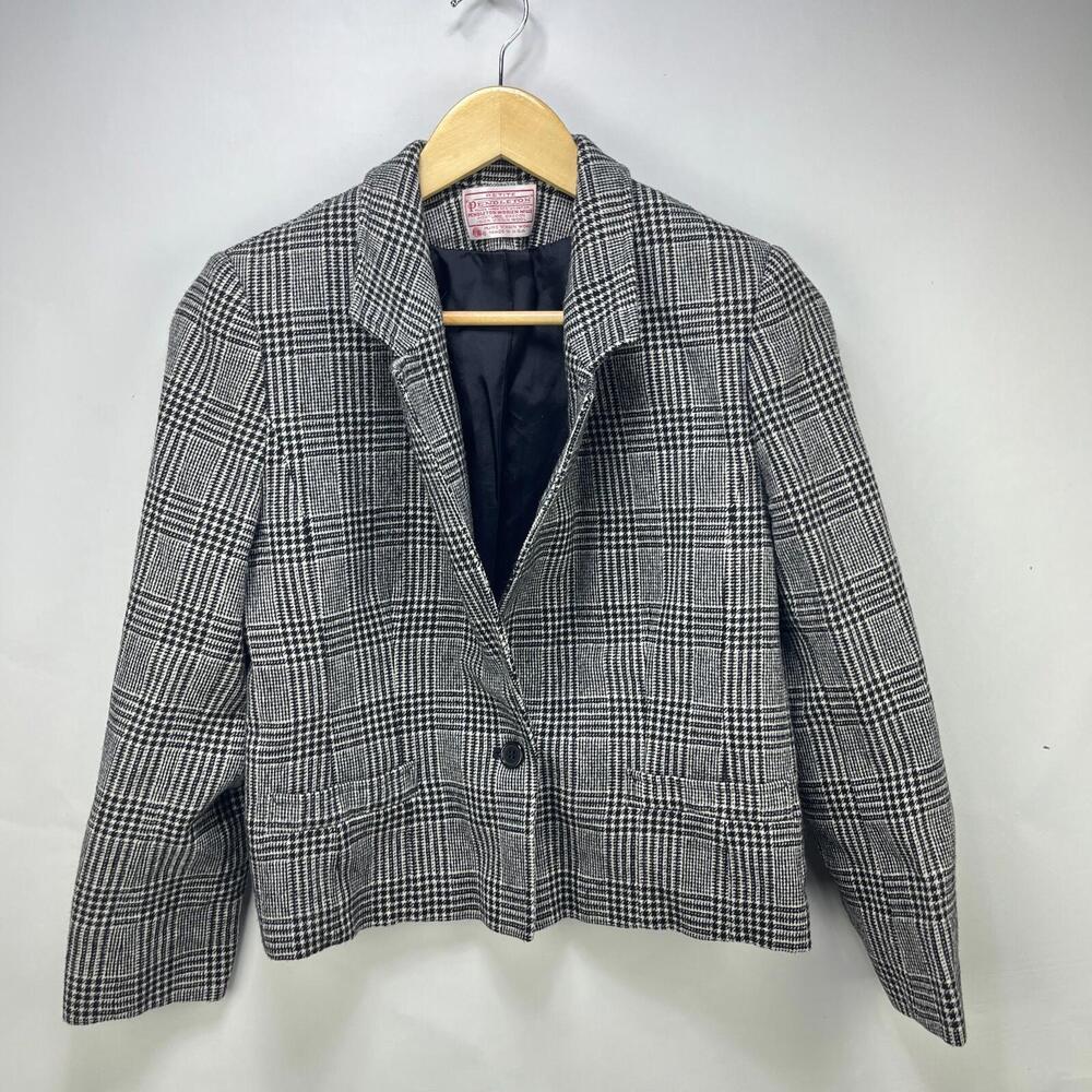Vintage Pendleton Blazer Womens Petite Petite Small Plaid